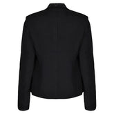 Movie Beetlejuice 2 (2024) Barbara Black Coat Jacket Outfits Cosplay Costume Halloween Carnival Suit
